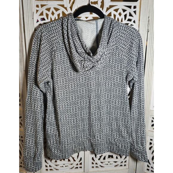 Nike Grey Zip Up Hoodie Sweatshirt Size XL 100% Cotton Swoosh Logo - Picture 3 of 8